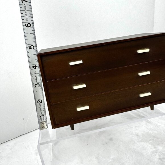 Vtg Mattel Modern Pre Barbie Wood Furniture Doll Dresser only 1953 Japan READ - Picture 13 of 16